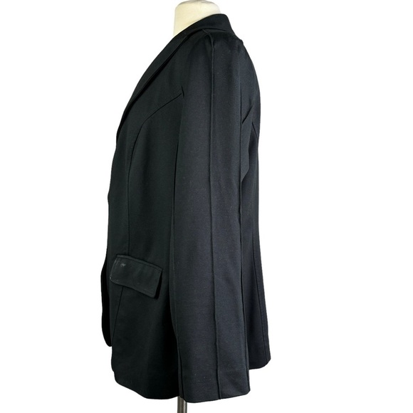 Lane Bryant Black Lined Career Casual Blazer One Button Front Close Mode… - Picture 3 of 13